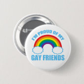 Gay Friends Ronde Button 5,7 Cm (Voorkant /achterkant)