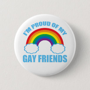 Gay Friends Ronde Button 5,7 Cm