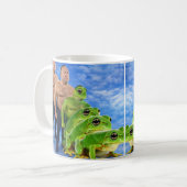 Gay Frog Conspiracy Meme Mok – Satirisch Internet (Voorkant links)