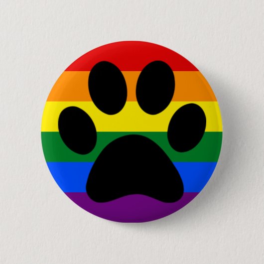 Gay furry pride ronde button 5,7 cm (Voorkant)