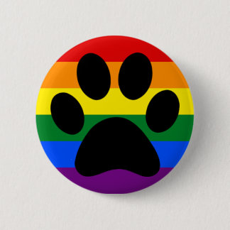 Gay furry pride ronde button 5,7 cm