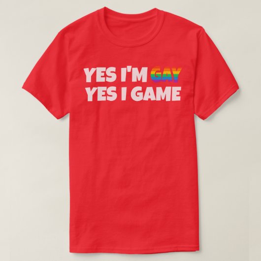 Gay Game T-shirt (Design voorkant)