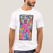 GAY GLAM T-Shirt | Gay Pride Shirt for Men | LGBTQ (Voorkant)