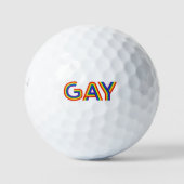 GAY GOLFBALLEN (Voorkant)