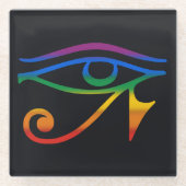 Gay Goth Pride Glazen Onderzetter (Voorkant)