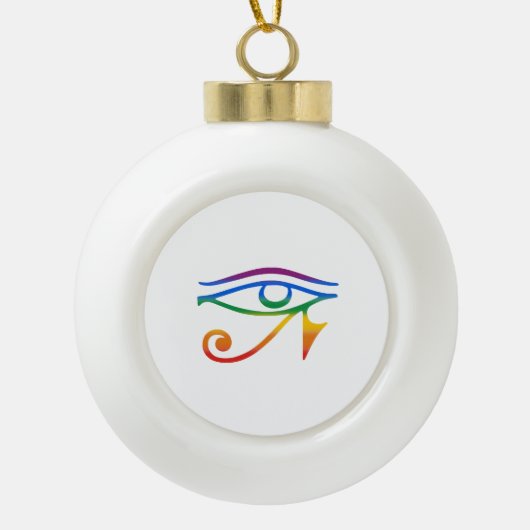 Gay Goth Pride Keramische Bal Ornament (Voorkant)
