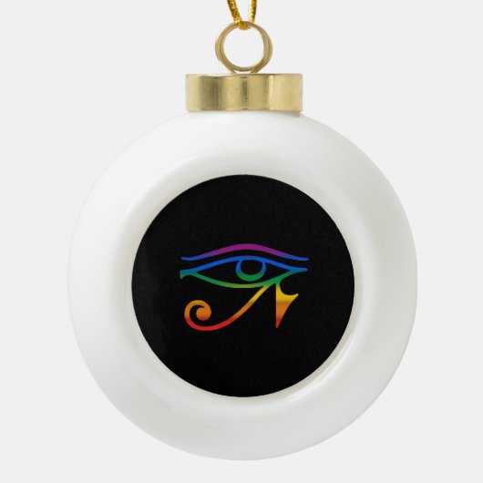 Gay Goth Pride Keramische Bal Ornament (Voorkant)
