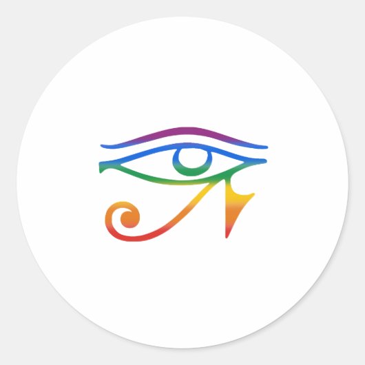 Gay Goth Pride Ronde Sticker (Voorkant)