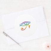 Gay Goth Pride Ronde Sticker (Envelop)