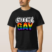 Gay Goth T-shirt (Voorkant)