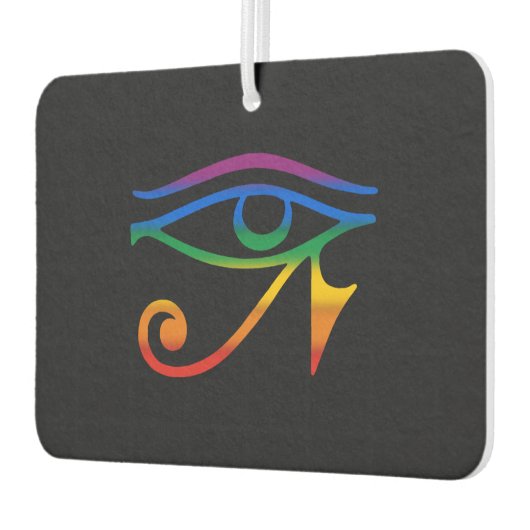 Gay Gothic Pride Flag Luchtverfrisser (Links)