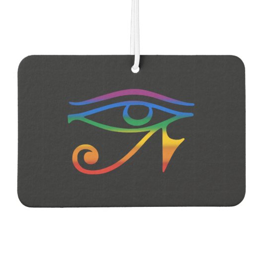 Gay Gothic Pride Flag Luchtverfrisser (Voorkant)