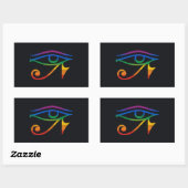 Gay Gothic Pride Flag Rechthoekige Sticker (Vel)