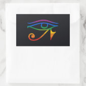 Gay Gothic Pride Flag Rechthoekige Sticker (Tas)