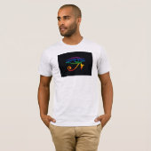Gay Gothic Pride Flag T-shirt (Voorkant volledig)