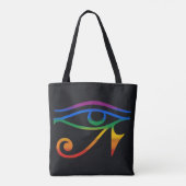 Gay Gothic Pride Flag Tote Bag (Achterkant)