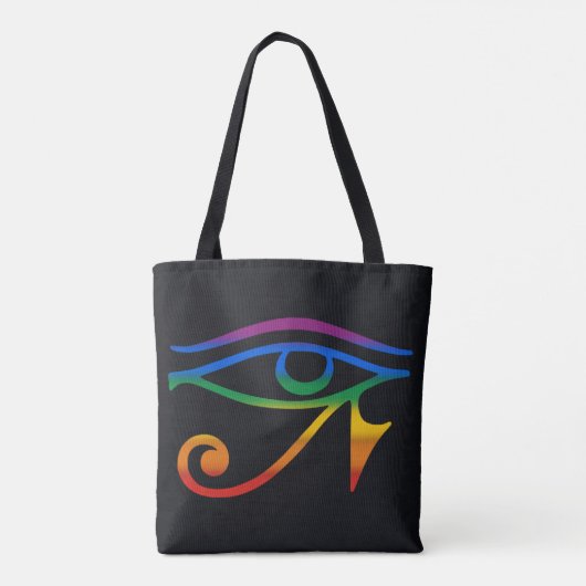 Gay Gothic Pride Flag Tote Bag (Achterkant)