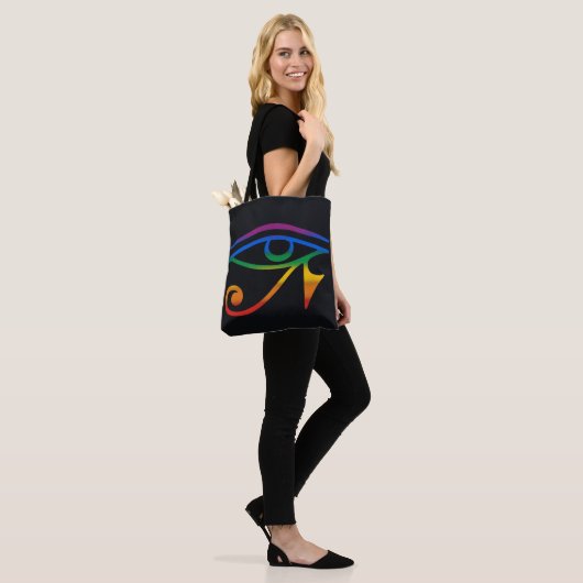 Gay Gothic Pride Flag Tote Bag (Op model)