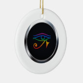 GAY GOTHIC PRIDE MEDALLION KERAMISCH ORNAMENT (Rechts)