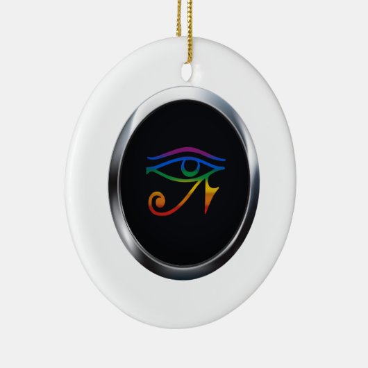 GAY GOTHIC PRIDE MEDALLION KERAMISCH ORNAMENT (Rechts)