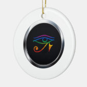 GAY GOTHIC PRIDE MEDALLION KERAMISCH ORNAMENT (Links)