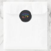 GAY GOTHIC PRIDE MEDALLION RONDE STICKER (Tas)