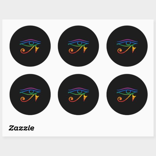 Gay Gothic Pride Ronde Sticker (Vel)