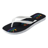 Gay Gothic Pride Teenslippers (Schuin)