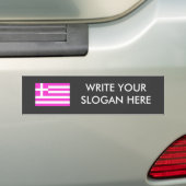 Gay Griekenland Bumpersticker (Op auto)