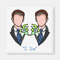 Gay Groom Marriage Magnet