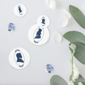 Gay Grooms Cameo Regency Blue Rozen Confetti