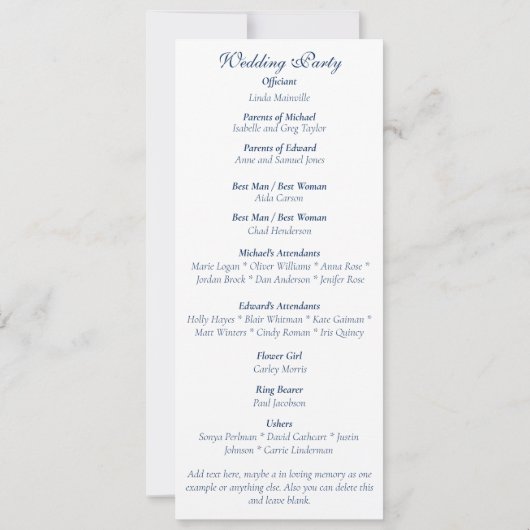 Gay Grooms Regency Blue Rozen (Achterkant)