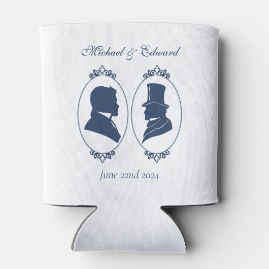 Gay Grooms Regency Blue Rozen Blikjeskoeler (Achterkant)