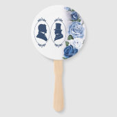 Gay Grooms Regency Blue Rozen Handwaaier (Achterkant)