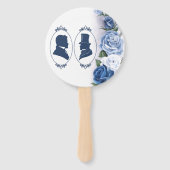 Gay Grooms Regency Blue Rozen Handwaaier (Voorkant)