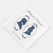 Gay Grooms Regency Blue Rozen Servet