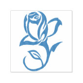 Gay Grooms Regency Blue Rozen Zelfinktende Stempel (Design)