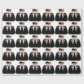 Gay Grooms Wedding Cadeaupapier (Vlak)