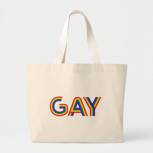 GAY GROTE TOTE BAG (Voorkant)
