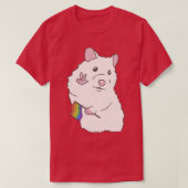 Gay hamster t-shirt (Design voorkant)