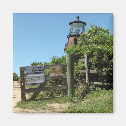 Gay Head Light House Marthas Vineyard Photo Magnet (Voorkant)