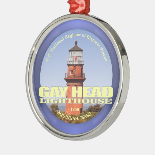 Gay Head Light Metalen Ornament (Links)