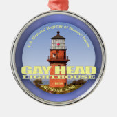 Gay Head Light Metalen Ornament (Voorkant)