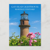 Gay Head Lighthouse Marthas Vineyard MA Briefkaart (Voorkant)