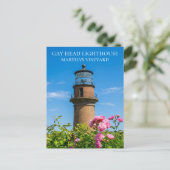 Gay Head Lighthouse Marthas Vineyard MA Briefkaart (Staand voorkant)