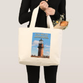 Gay Head Lighthouse, Martha's Vineyard MA Grote Tote Bag (Voorkant (product))