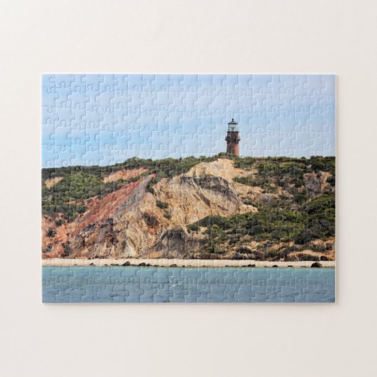 Gay Head Lighthouse, Martha's Vineyard MA Legpuzzel (Horizontaal)