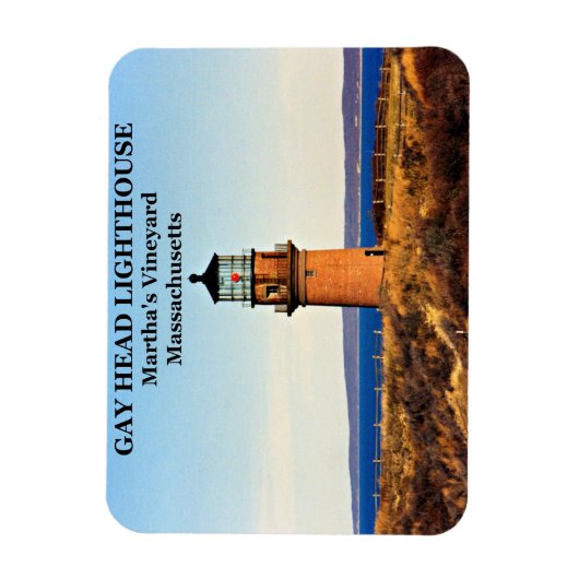 Gay Head Lighthouse, Martha's Vineyard MA Magneet (Verticaal)