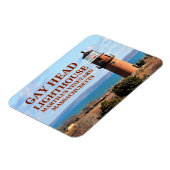 Gay Head Lighthouse, Martha's Vineyard MA Magneet (Linkerzijde)