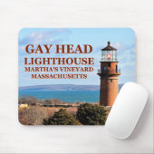 Gay Head Lighthouse, Martha's Vineyard MA Muismat (Met muis)